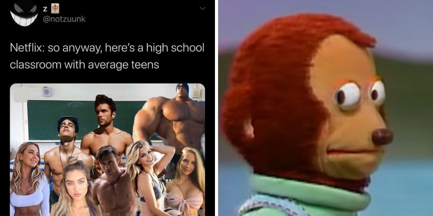 netflix logic meme about the age of high school students