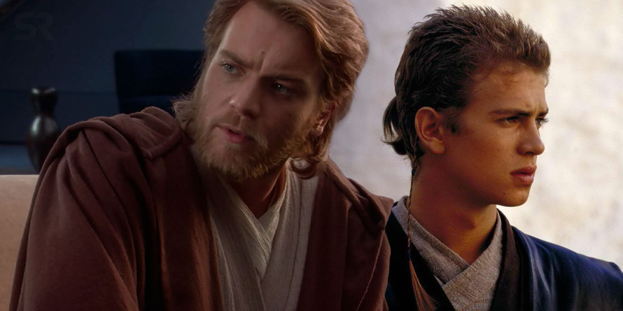 obi wan and anakin in star wars attack of the clones