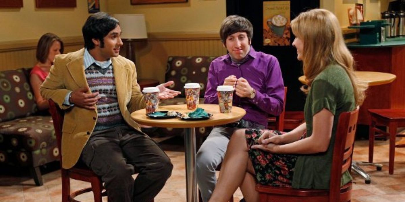 raj and emily on their first date with howard - tbbt