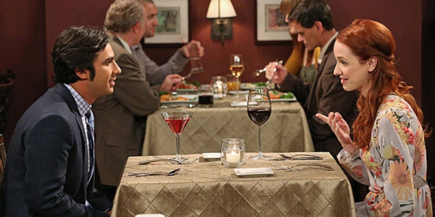Rajs first date with Emily S on TBBT