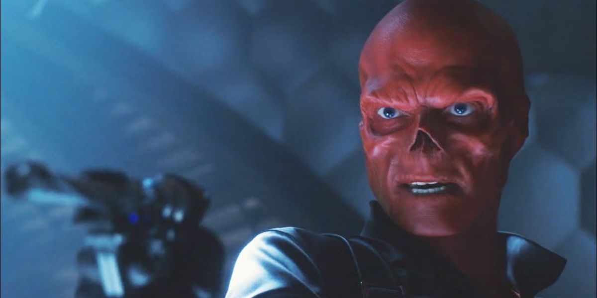 Red Skull points a gun in Captain America: The First Avenger