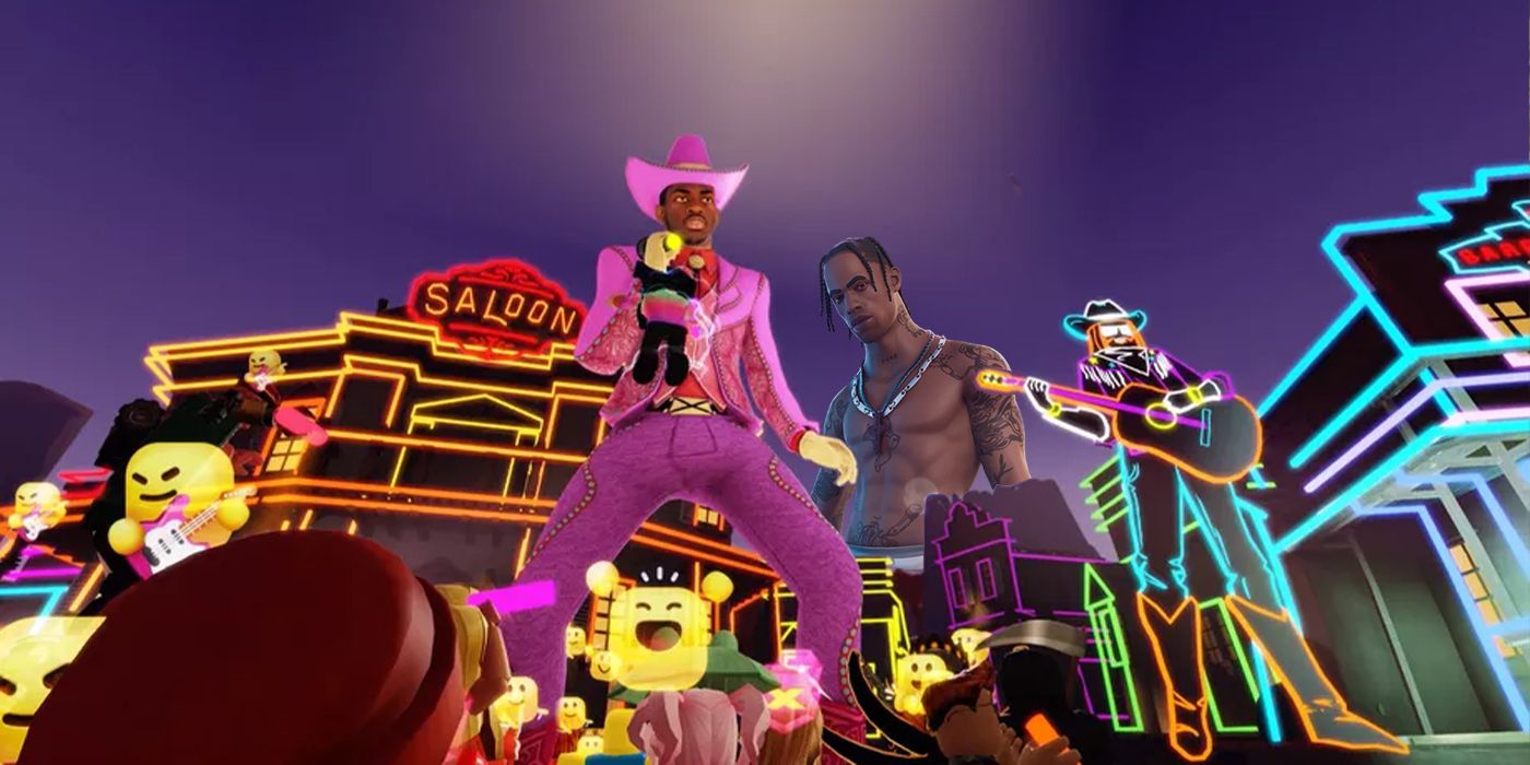 roblox lil nas x concert