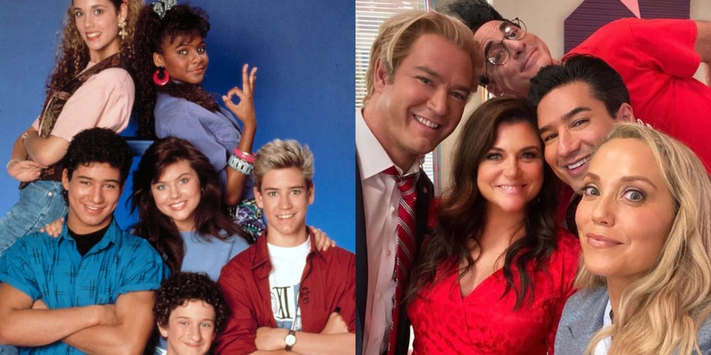 Saved by the Bell reboot and original cast