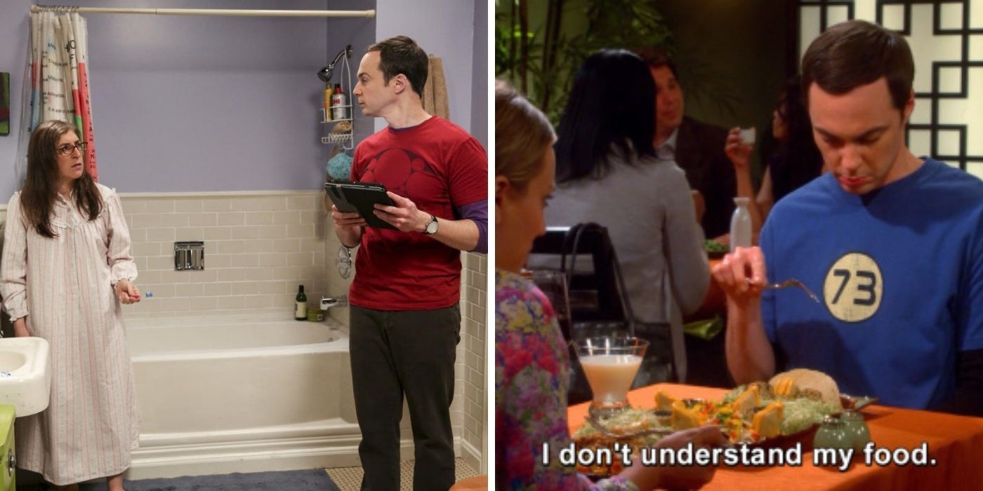 sheldons routine - the big bang theory