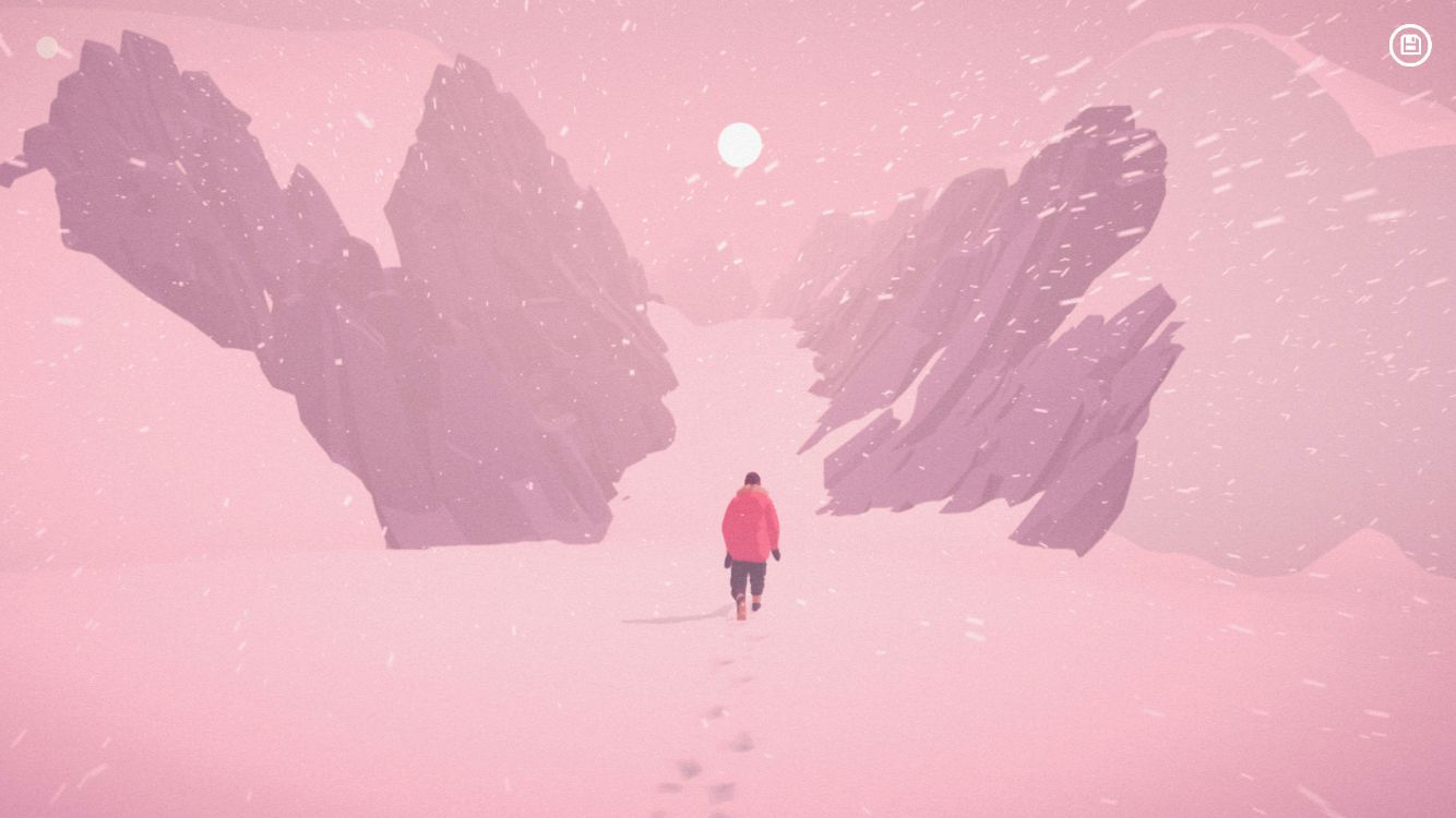 south of the circle walking in snow