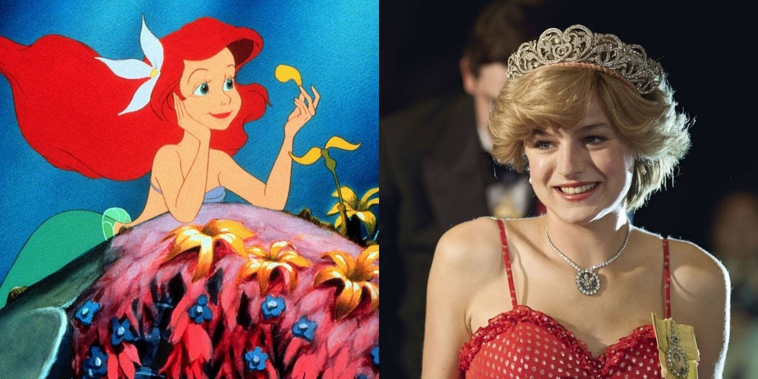 the crown disney diana ariel