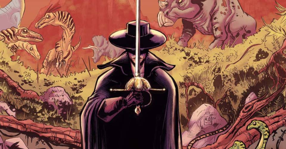 The Original Jurassic Park Meets Zorro in New Comic   Screen Rant