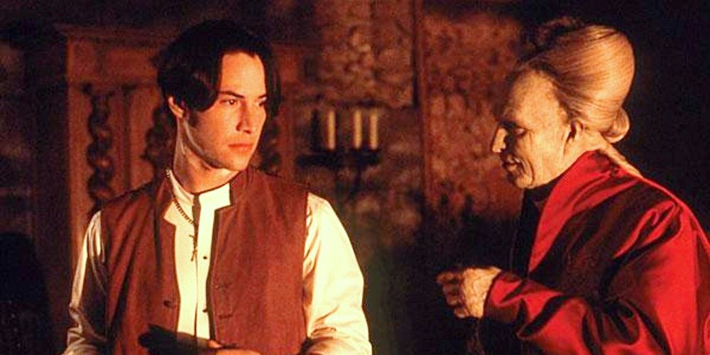 Jonathan Harker speaks with Dracula in Bram Stoker's Dracula.