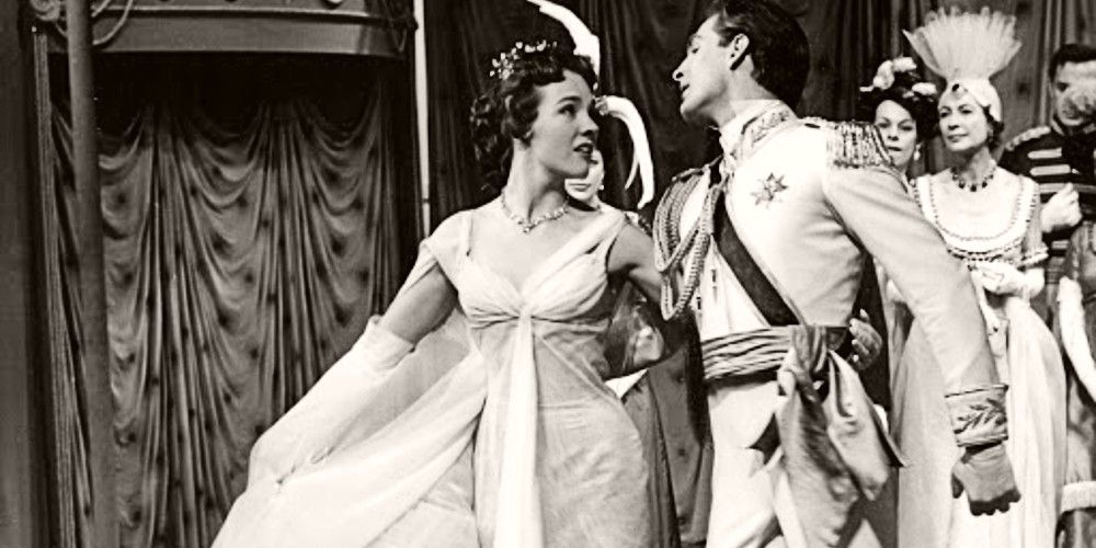 Julie Andrews dances with the Prince in Cinderella