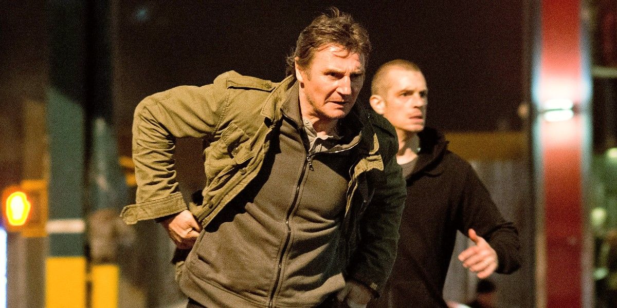 Liam Neeson and Joel Kinnaman in Run All Night