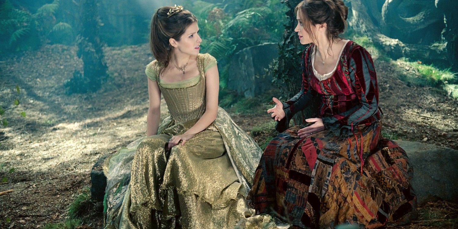 Cinderella and the baker's wife in Into The Woods 