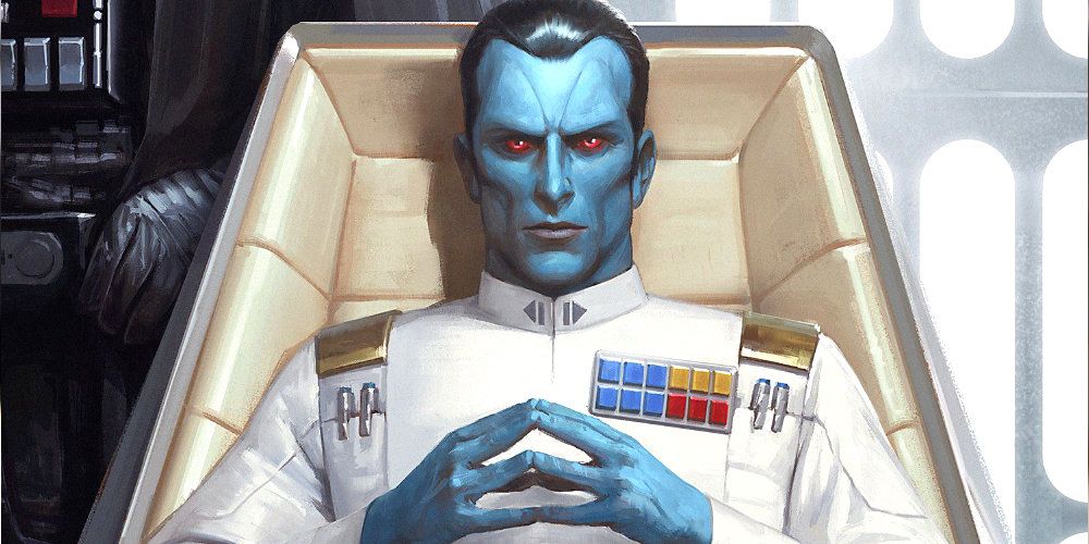 Thrawn's rise to power is the central through line in Star Wars: TIE Fighter.