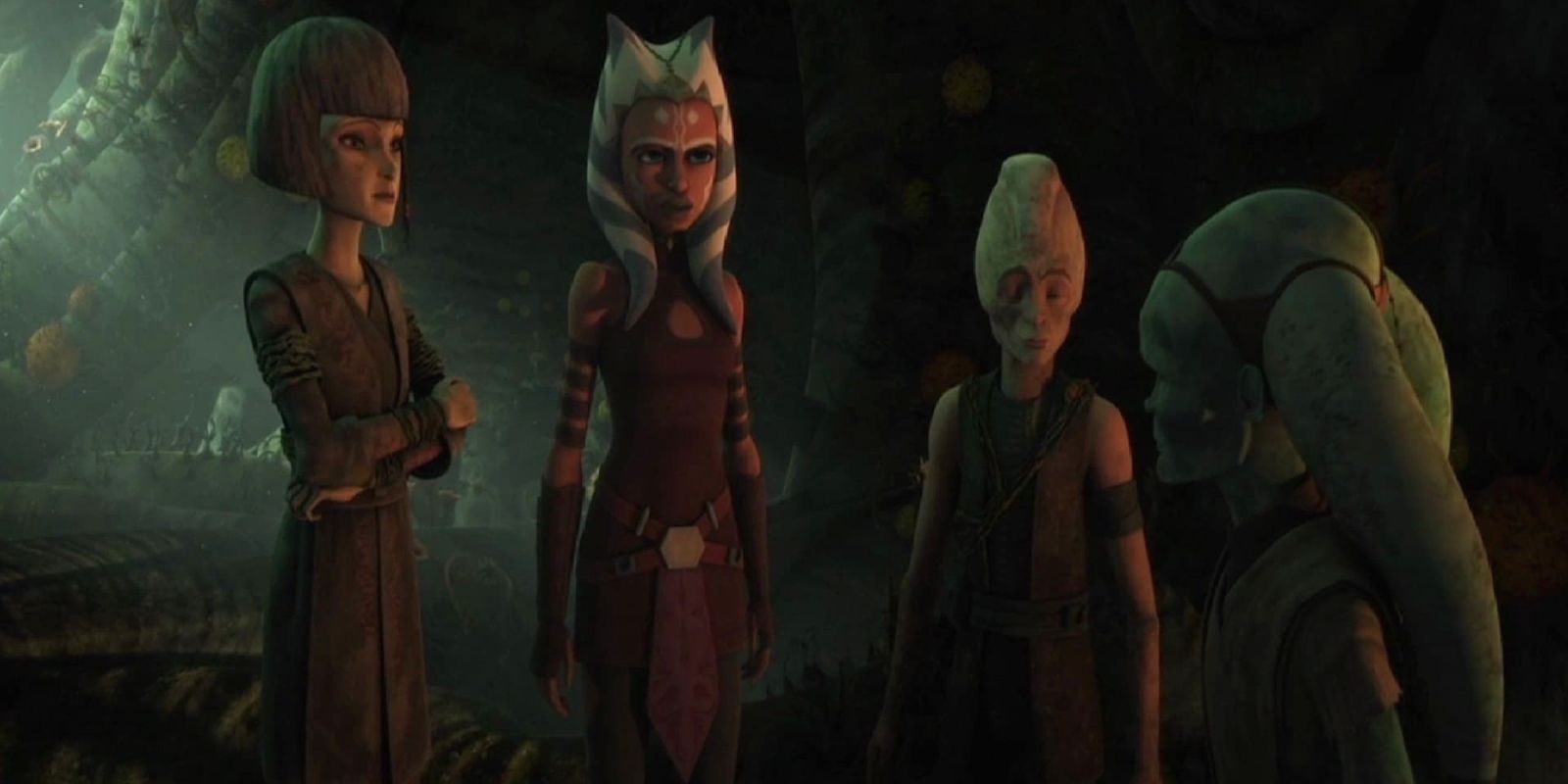 Ahsoka and lost Padawans in The Clone Wars.
