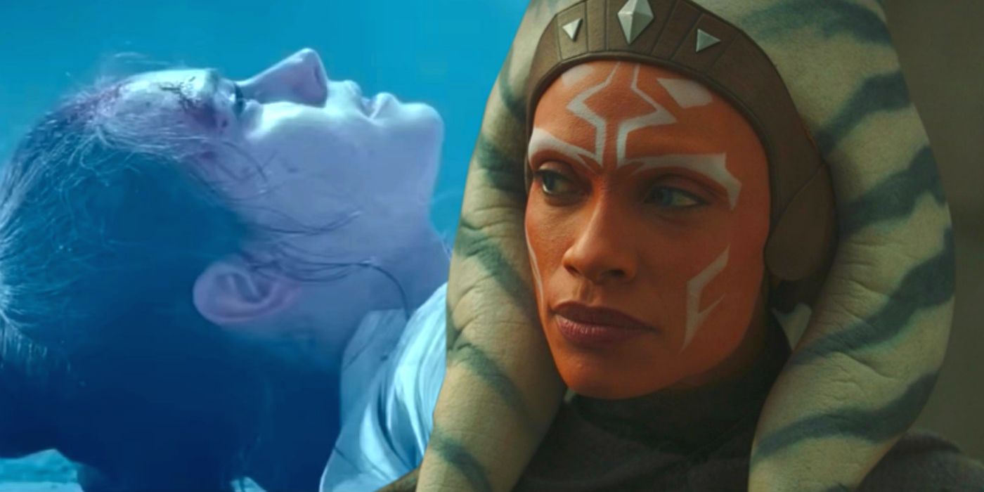 Ahsoka in The Mandalorian and Rey in The Rise of Skywalker
