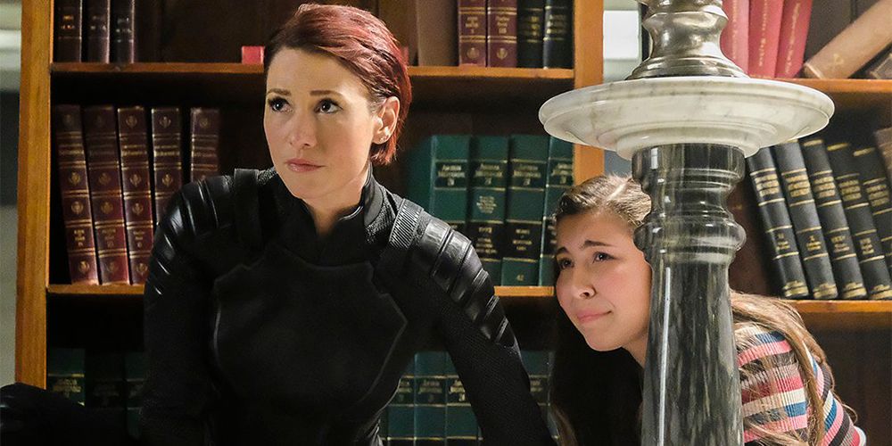 Alex Danvers with Sam's daughter in Supergirl