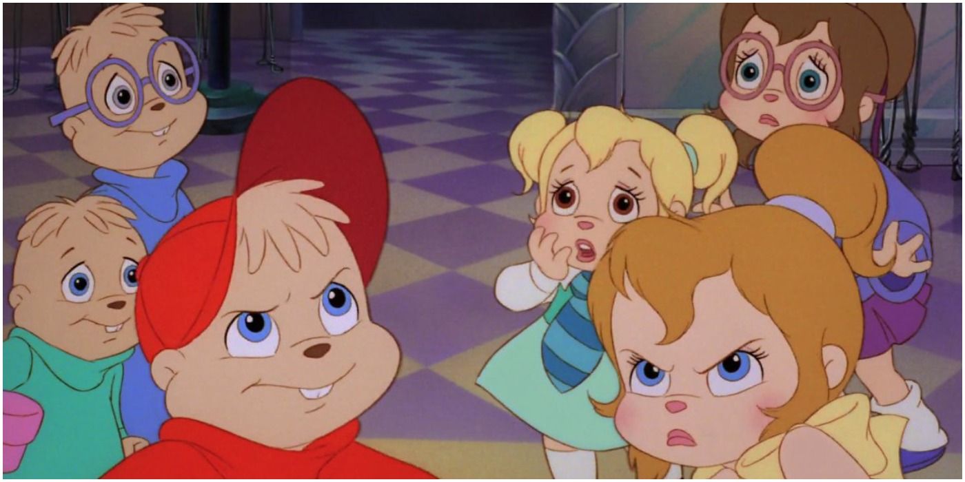 The chipmunks and the chipettes appear in The Chipmunk Adventure.