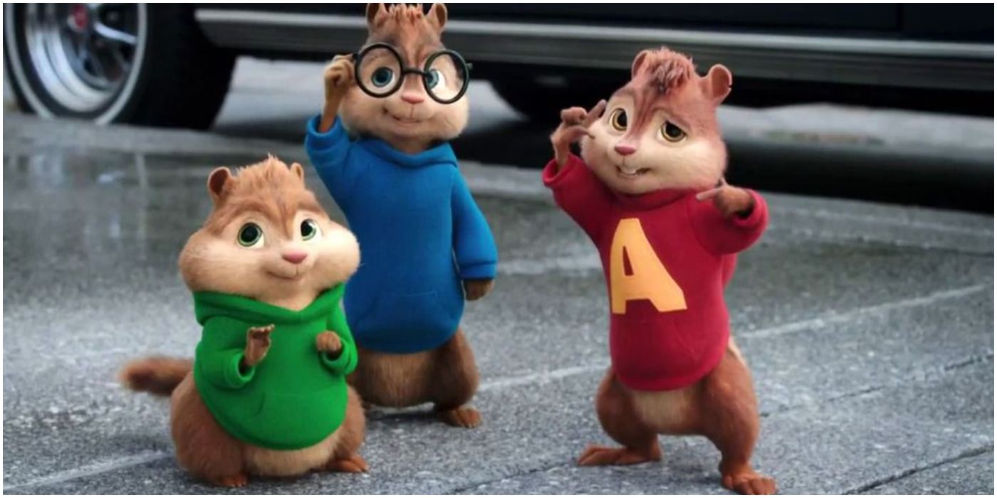 The chipmunks in Alvin and the Chipmunks