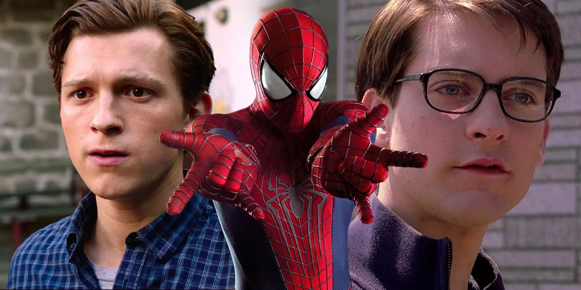Amazing spiderman 2 Tom holland tobey maguire