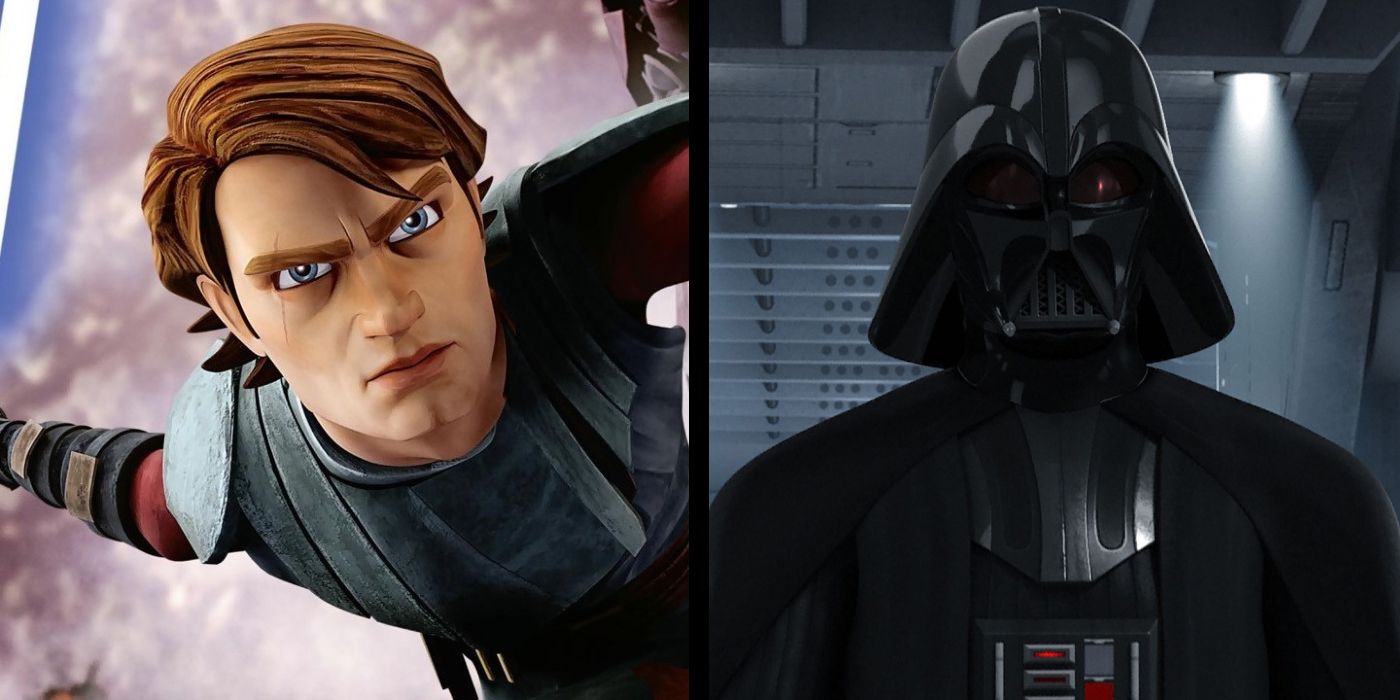 Anakin And Vader In Clone Wars And Rebels