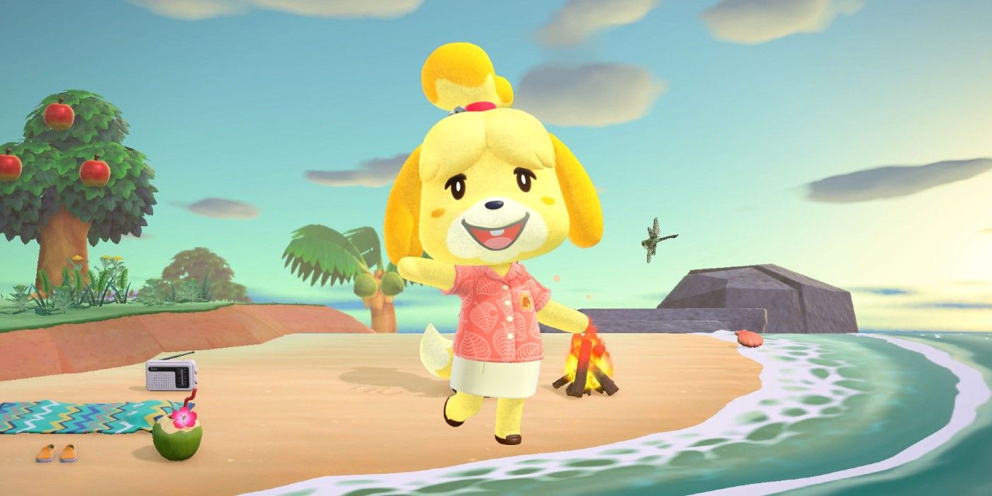 Isabelle standing in front of a beach background
