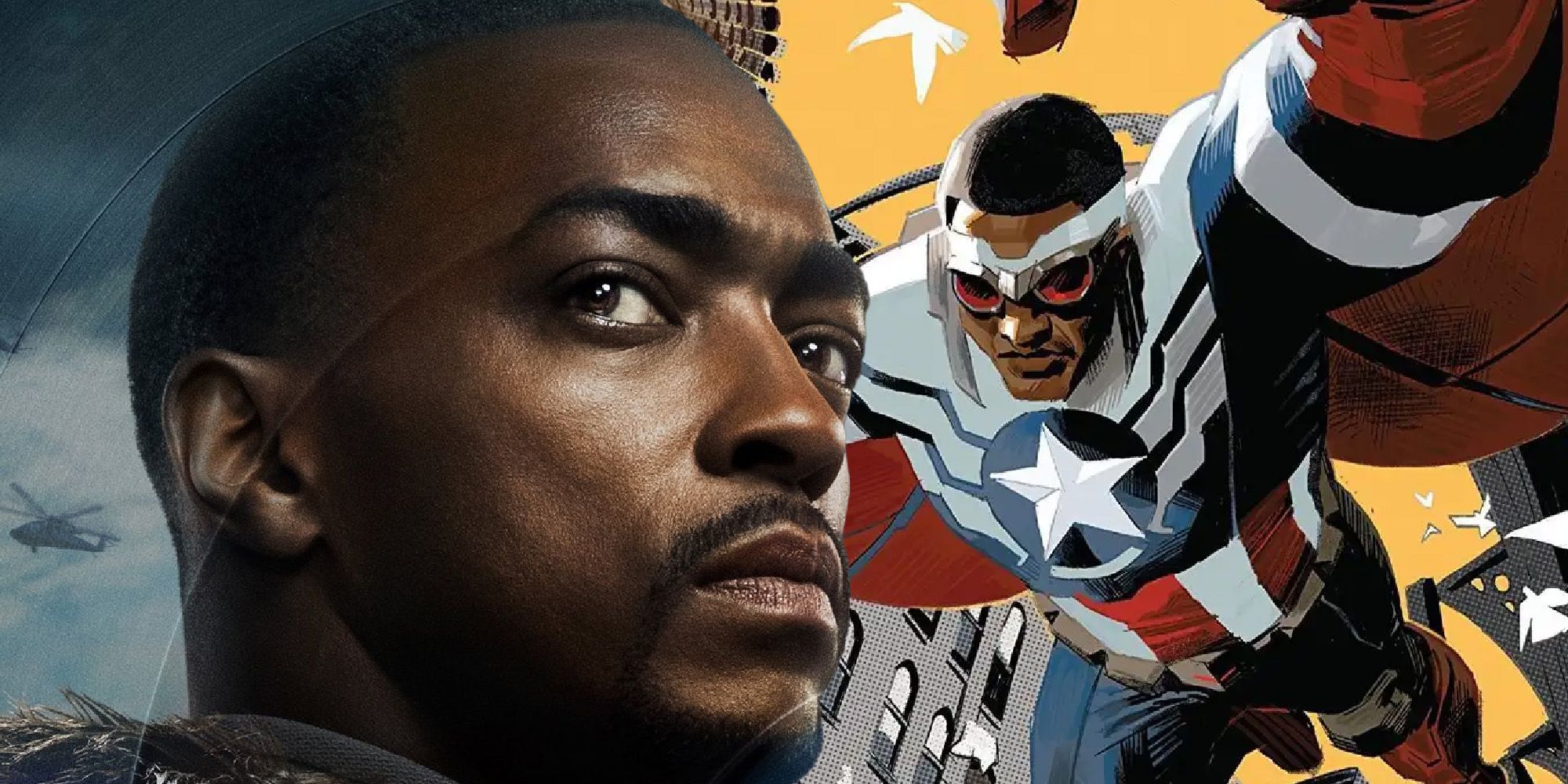 Anthony Mackie Falcon and the winter soldier captain america