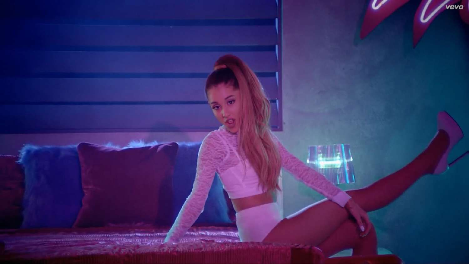 Ariana Grande in the Bang Bang music video