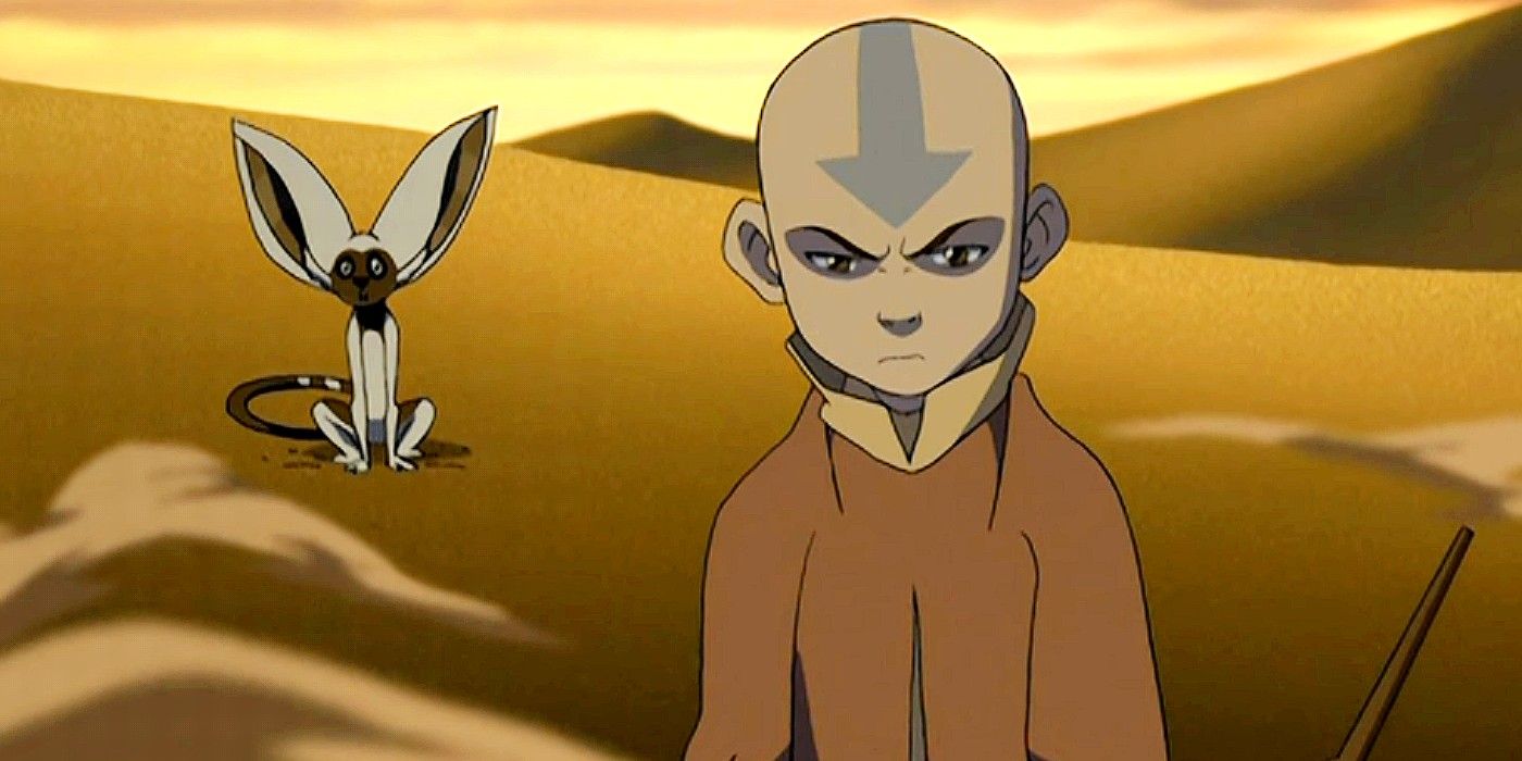 Avatar The Last Airbender - Aang Kills A Buzzard Wasp