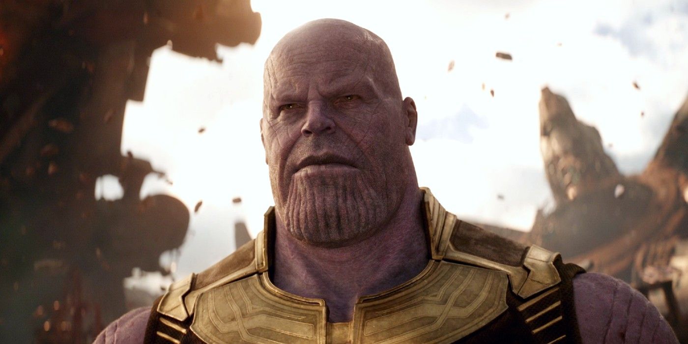 Thanos looks on in Avengers: Infinity War