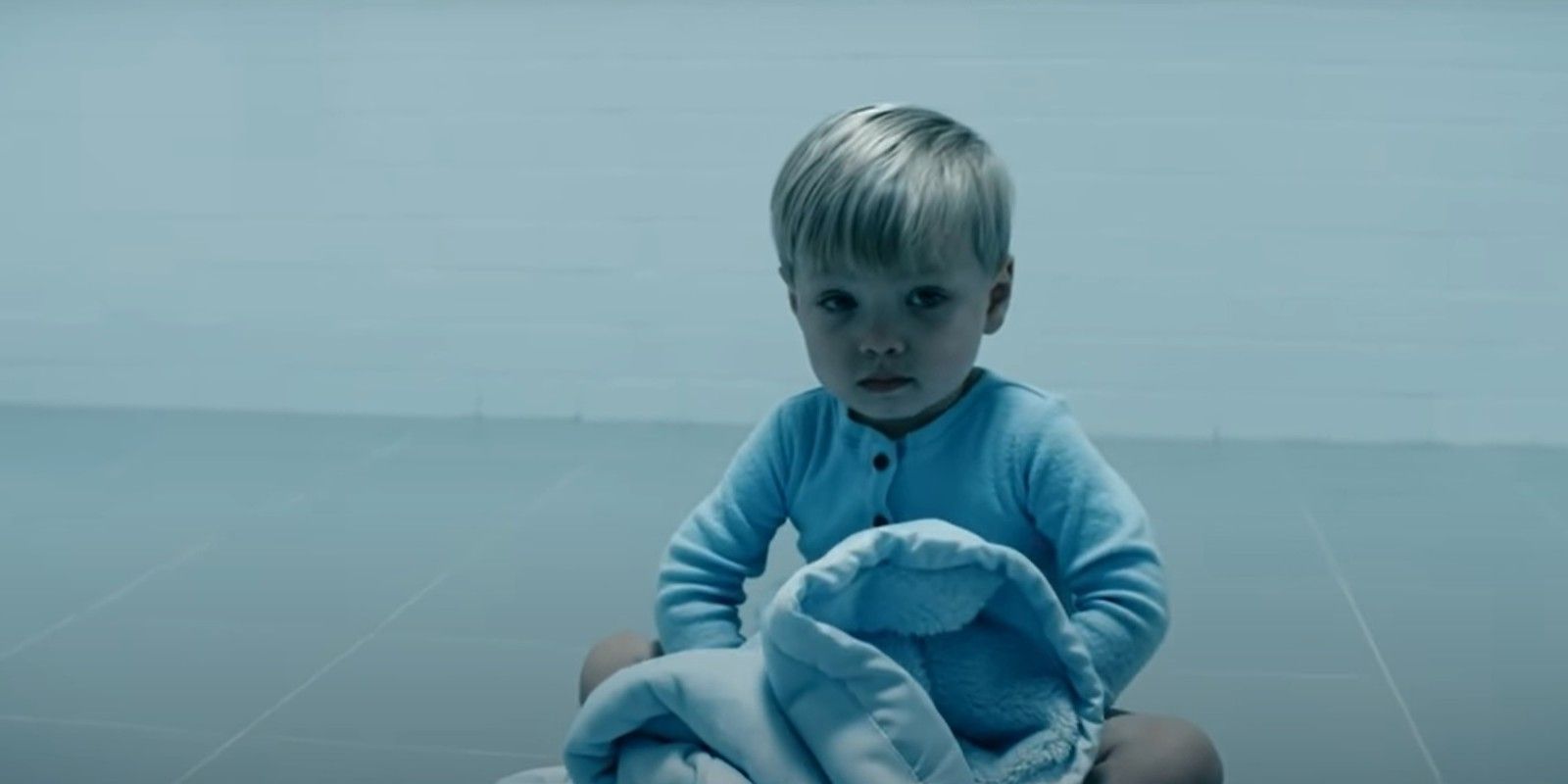 Homelander as an infant with his blanket in The Boys