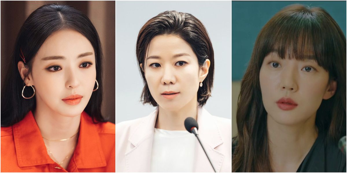 Bae Ta Mi (Im Soo Jung), Cha Hyeon (Lee Da Hee), and Song Ga Kyung (Jeon Hye Jin)