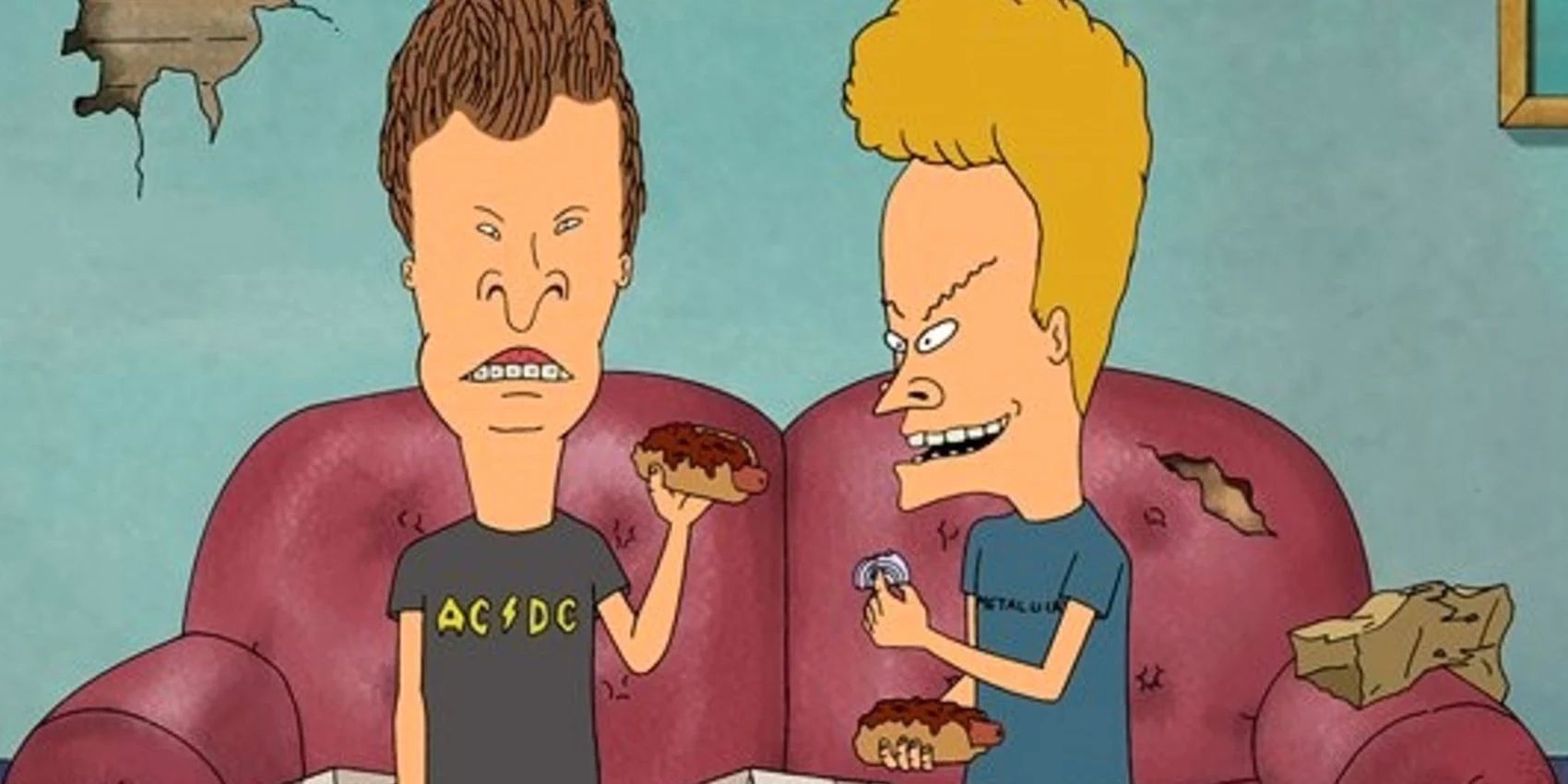 Beavis and Butthead from the adult cartoon series of the same name.