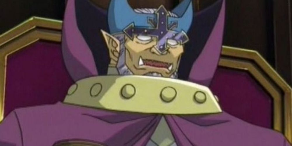 Johnson as the Judge Man during his duel against Joey in Yu-Gi-Oh!