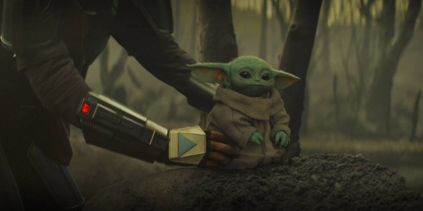 CGI Baby Yoda The Mandalorian pic