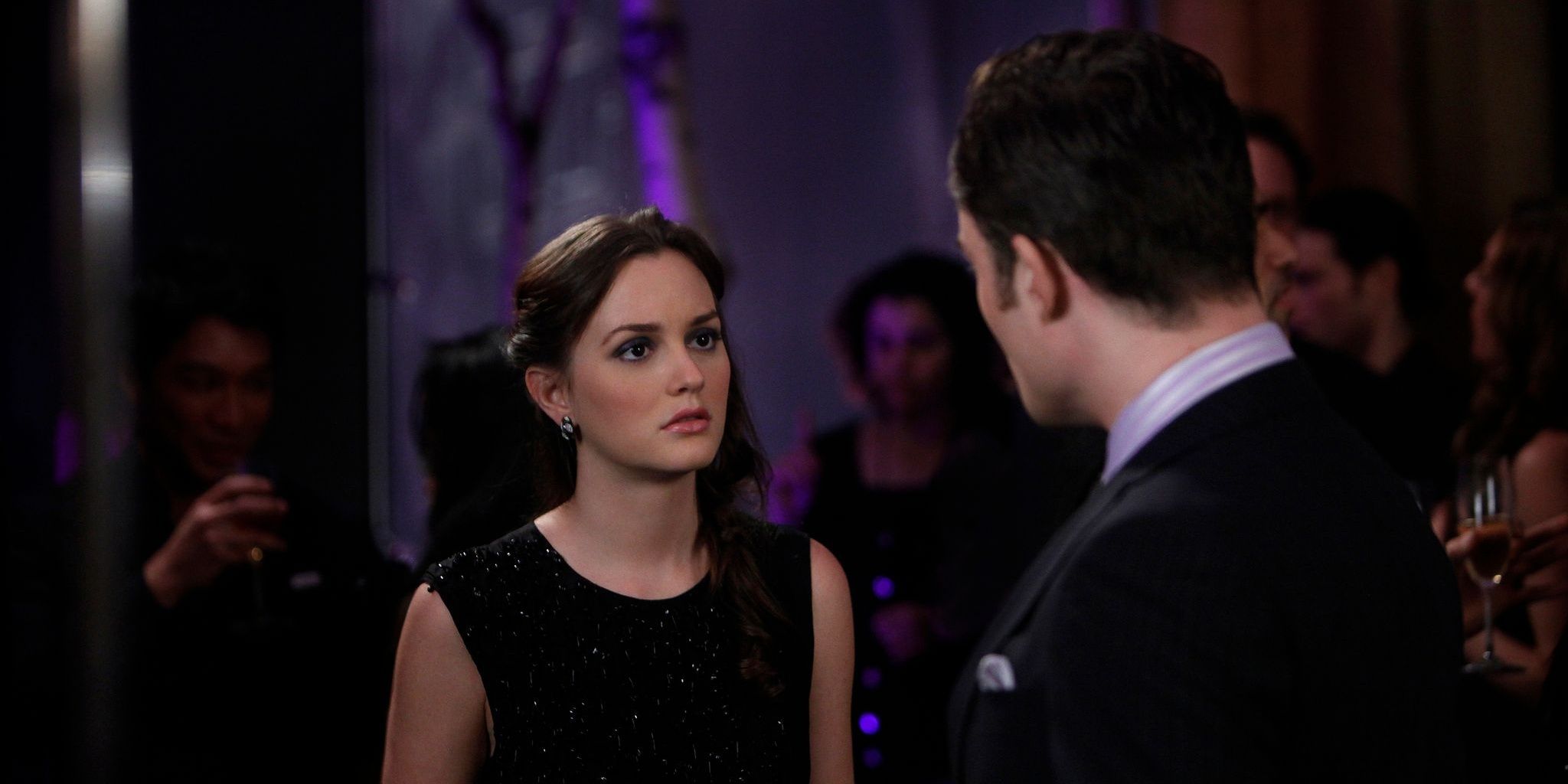 Blair and Chuck arguing in Gossip Girl