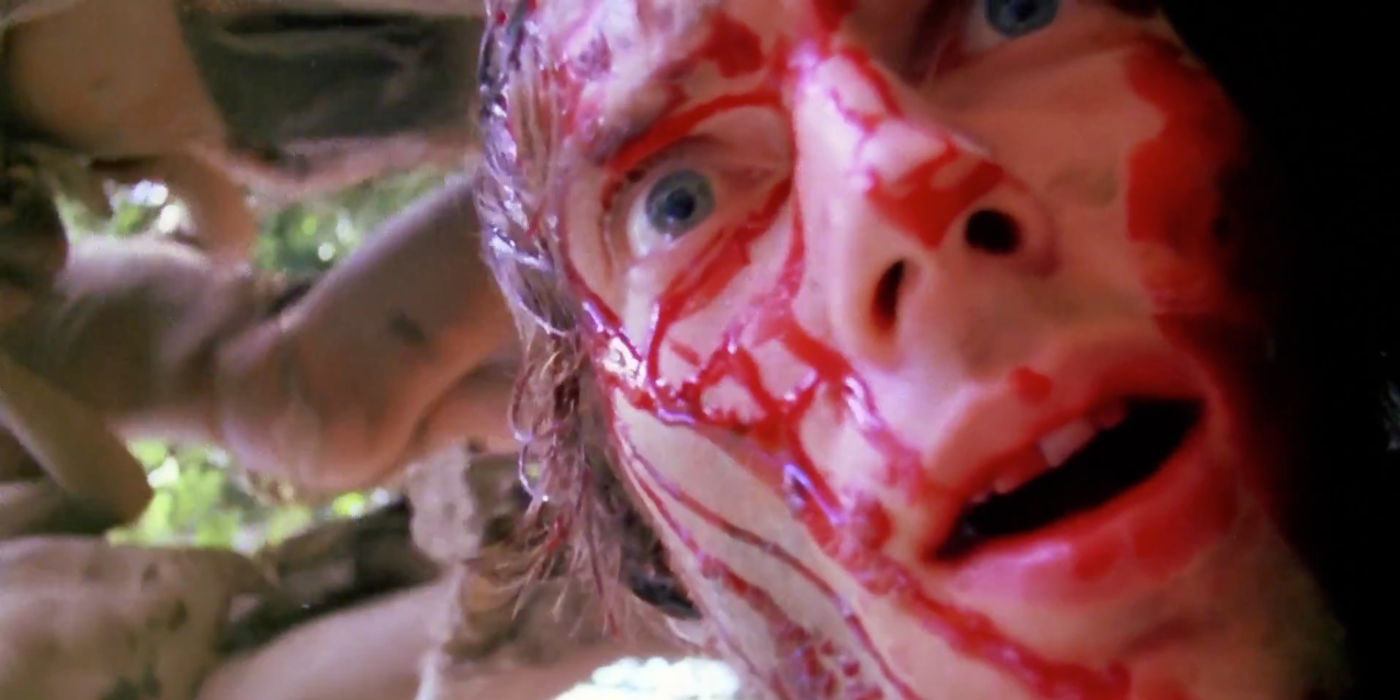 Cannibal Holocaust 1980 Face Dead Close-Up Attack