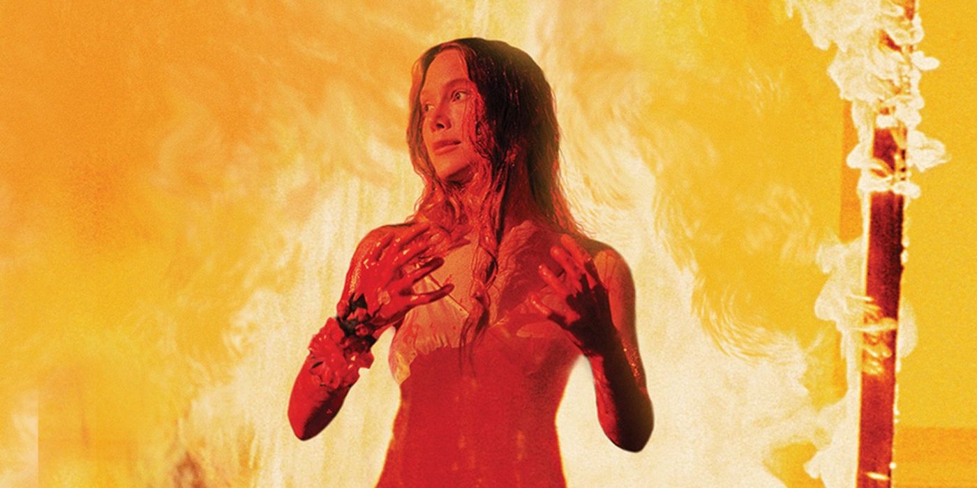 A still from the 1976 adaptation of Stephen King's Carrie.