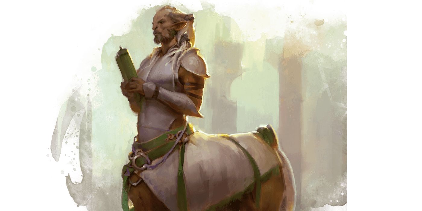 Playing as a centaur in D&D can be interesting.