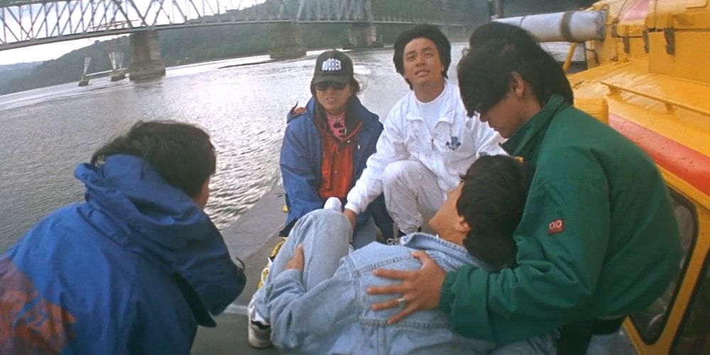 Jackie Chan hurt after a stunt in Rumble in the Bronx