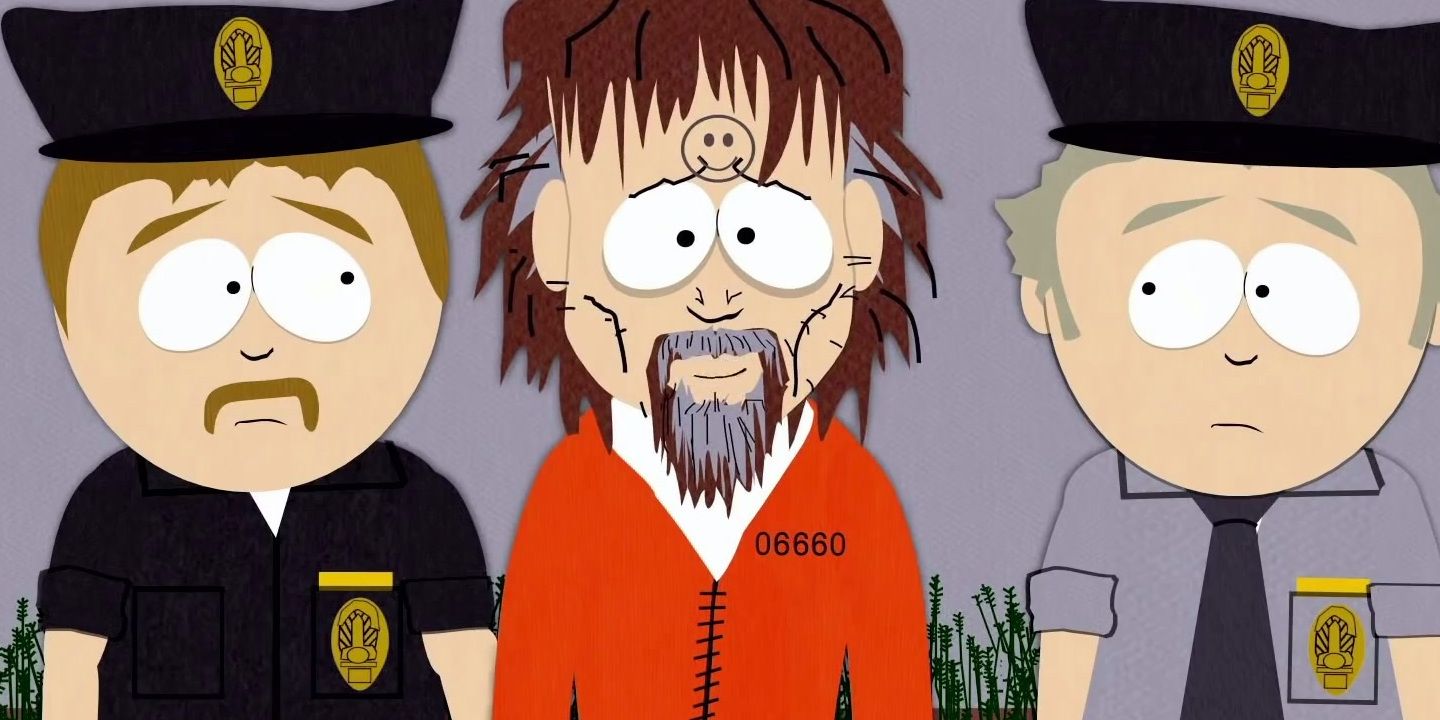 Charles Manson en el episodio de South Park Feliz Navidad Charlie Manson