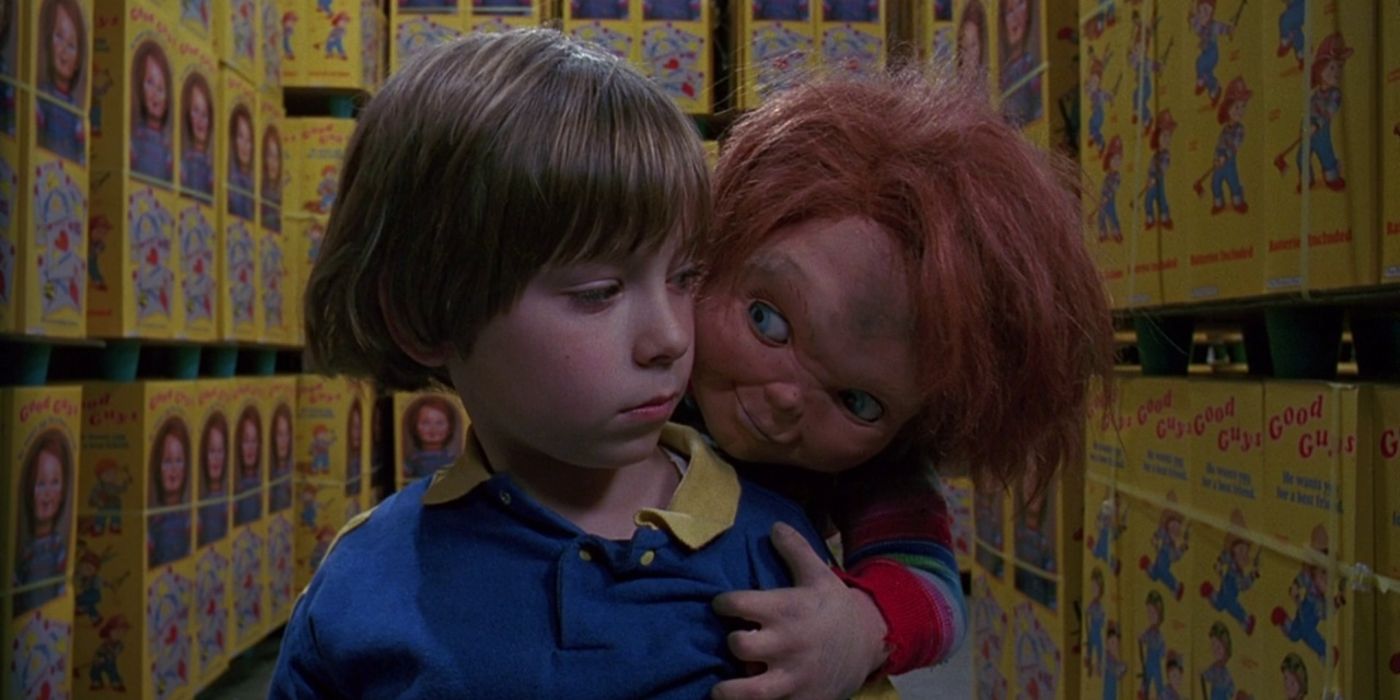 Andy and Chucky in the original 1988 Child's Play