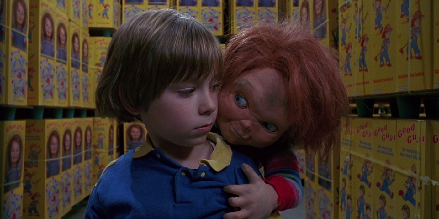 Andy e Chucky no filme infantil original de 1988