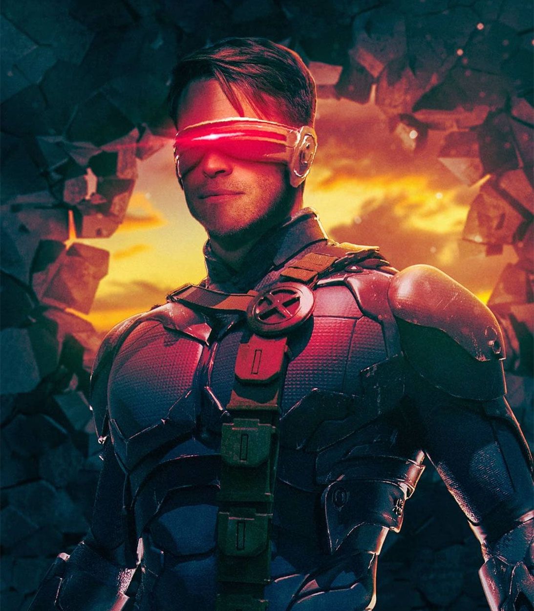 Chris Pine as Cyclops by Apexform (Vertical)