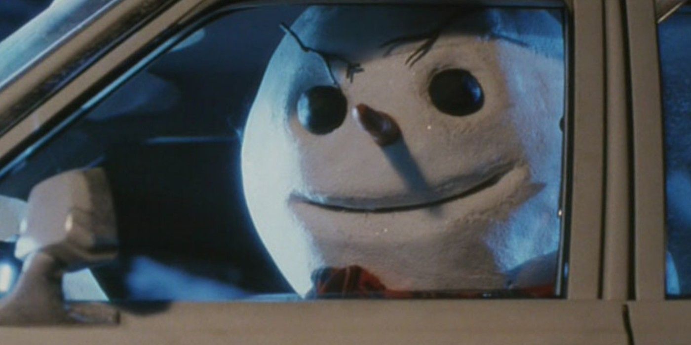 The snowmen looking scary in Jack Frost