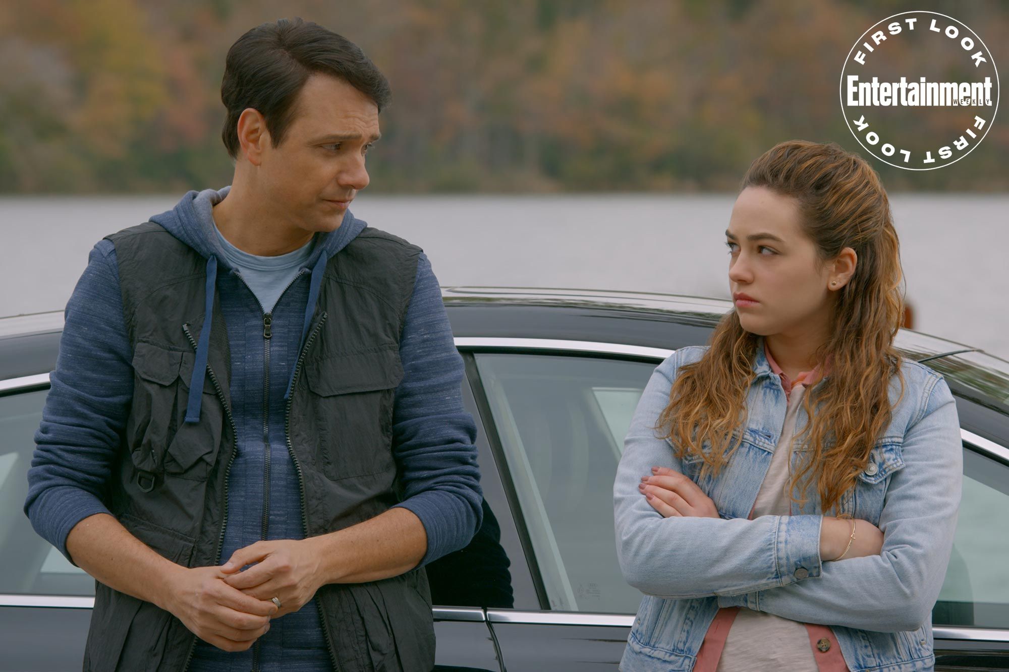 COBRA KAI (L to R) RALPH MACCHIO as DANIEL LARUSSO and MARY MOUSER as SAMANTHA LARUSSO in episode 307 of COBRA KAI Cr. COURTESY OF NETFLIX © 2020