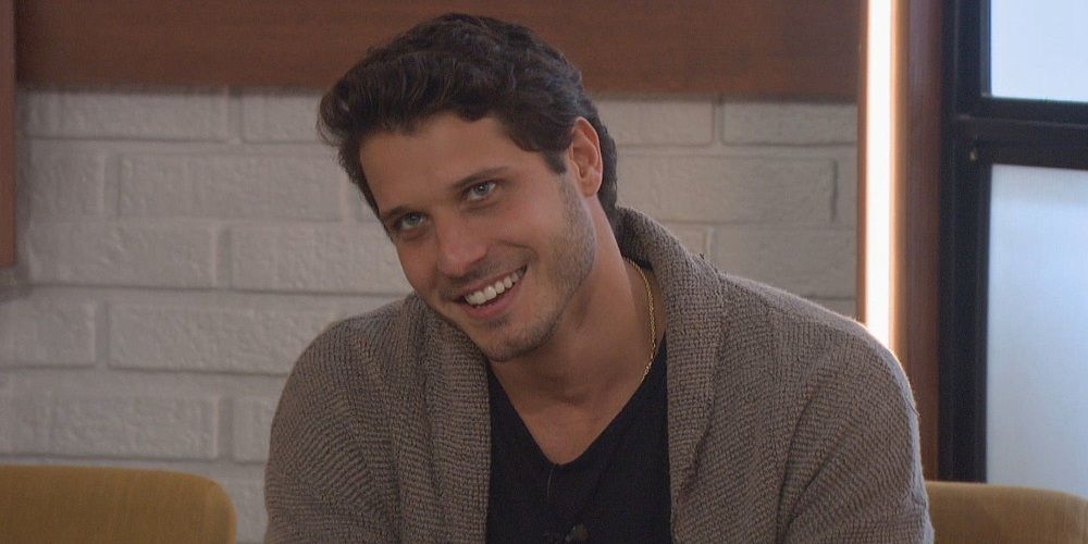 Cody Calafiore from Big Brother 22, smiling weirdly.