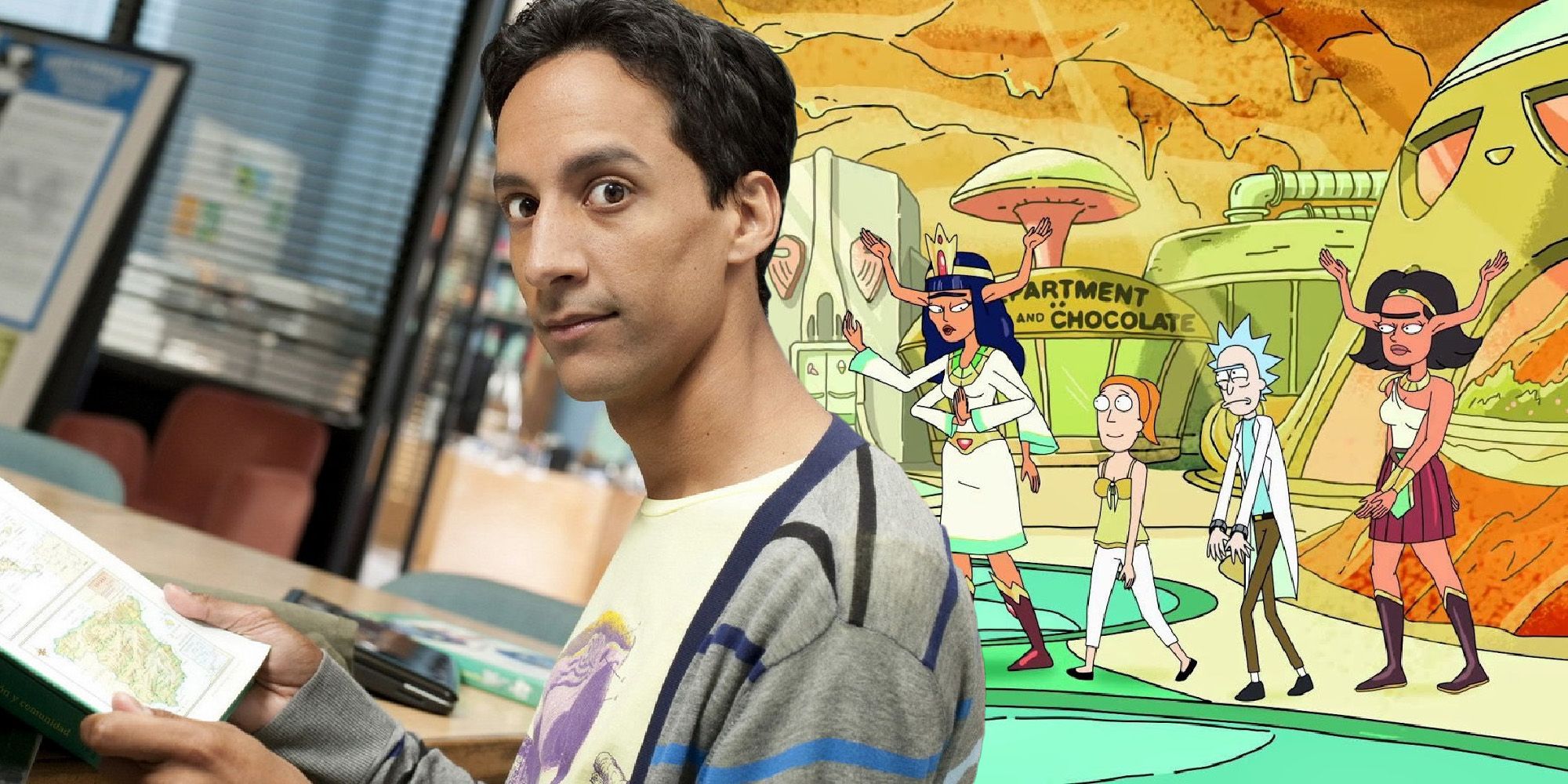 Community abed reference rick and morty