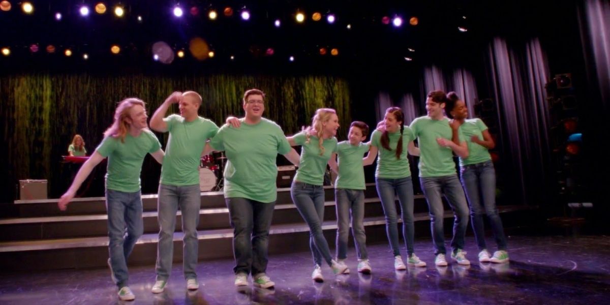 New Directions performing Cool Kids in the Auditorium