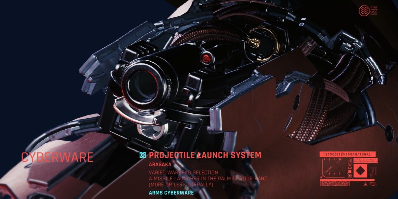 Cyberpunk Projectile Launch System