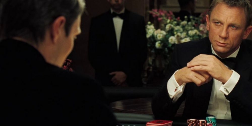 Mads Mikkelsen and Daniel Craig in Casino Royale