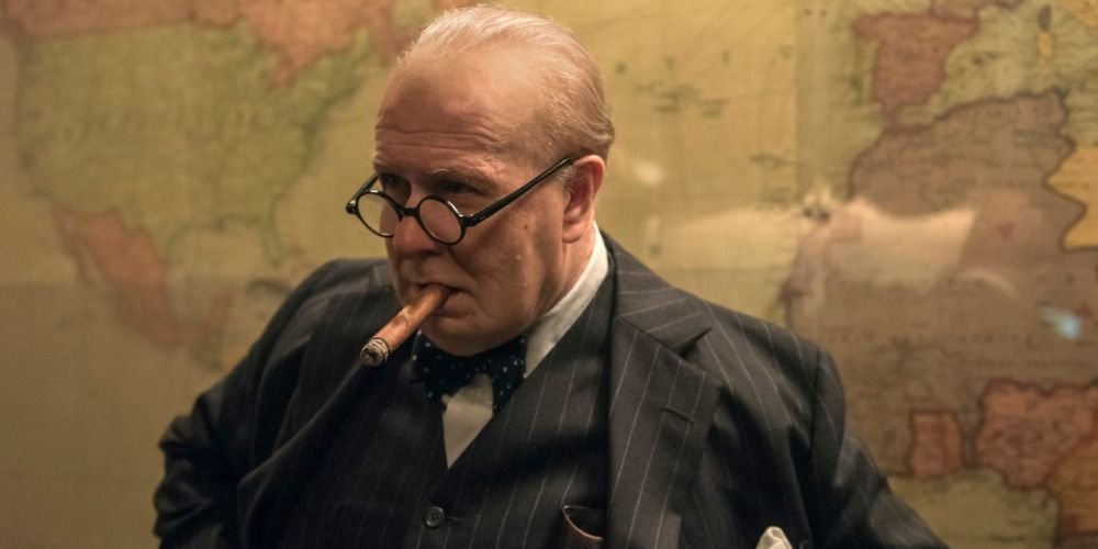 Gary Oldman as Winston Churchill in Darkest Hour (2017)